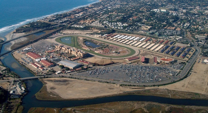 Beautiful Del Mar coastline and community featuring gates and garage doors